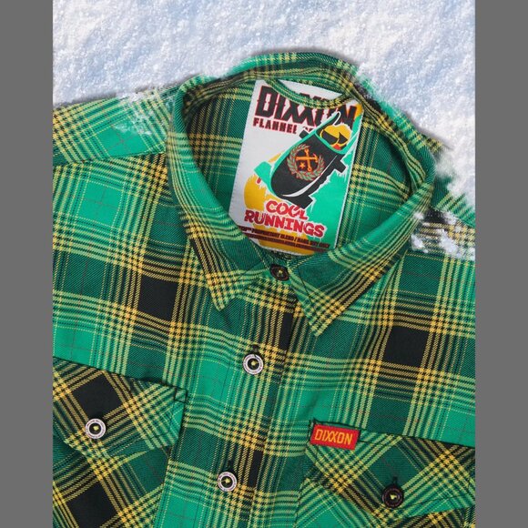 DIXXON FLANNEL - COOL RUNNINGS Flannel Shirt - Women's Large - Picture 6 of 8